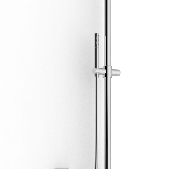 Sliding bar with hand shower