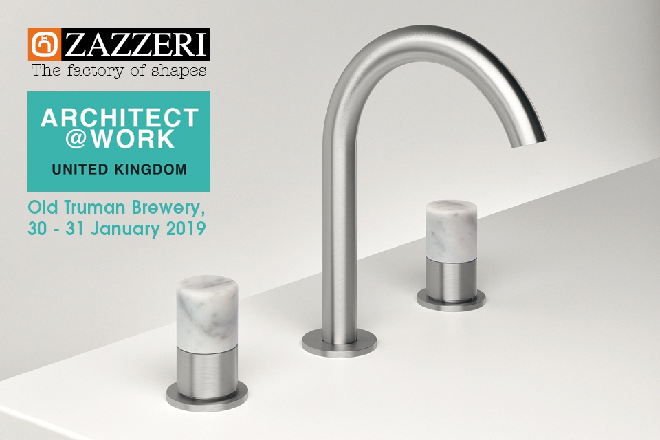 Zazzeri takes part to architect@work London 30th-31st January 2019